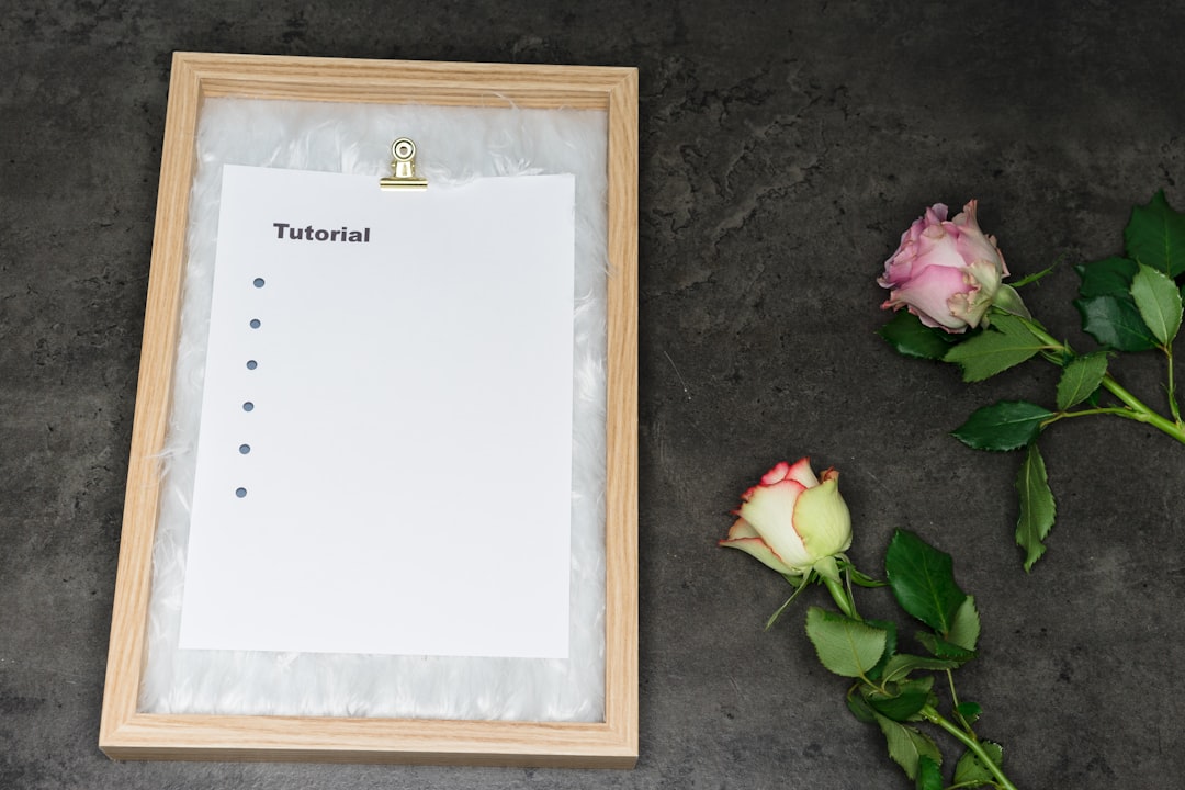 Conclusion by Moving Checklist brown wooden frame with white paper