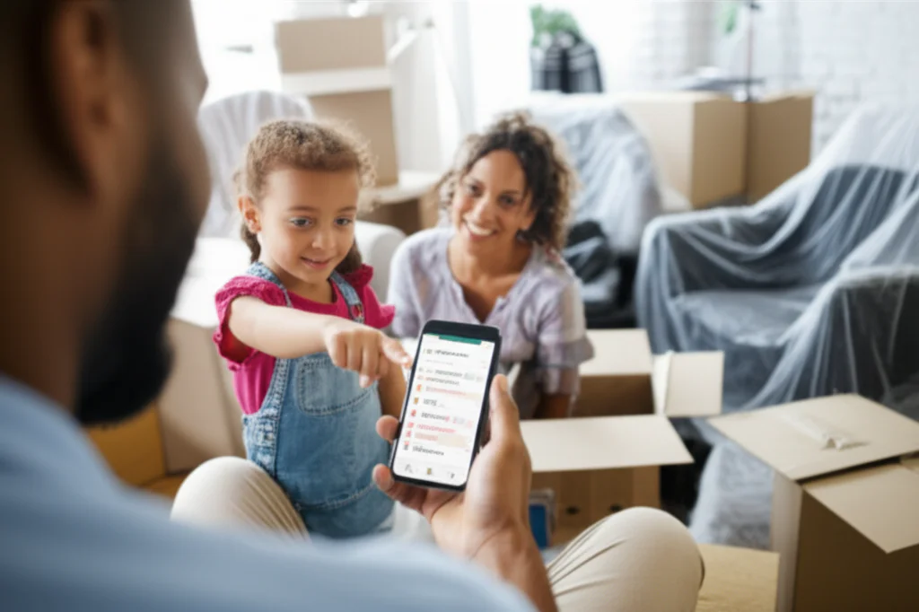 Image showcasing Moving with Kids Checklist App: 8 Must-Have Features for 2026 🚀 ...