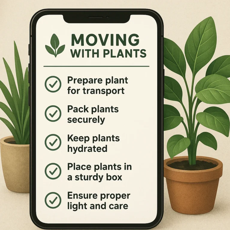 Featured image for 12-Step Moving with Plants Checklist App Guide 2026