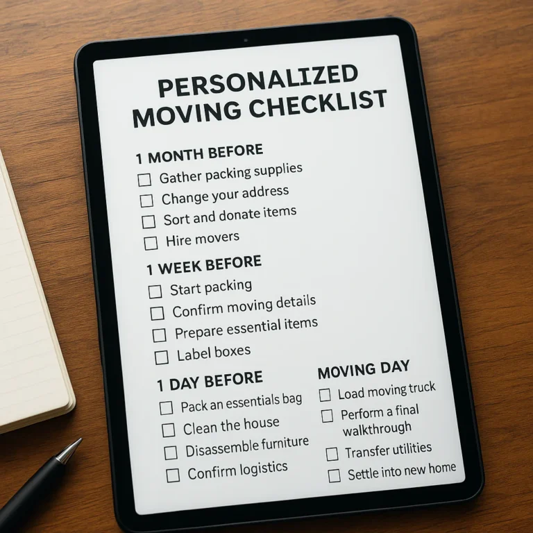 Featured image for How to Build Your Perfect Personalized Moving Checklist 2026