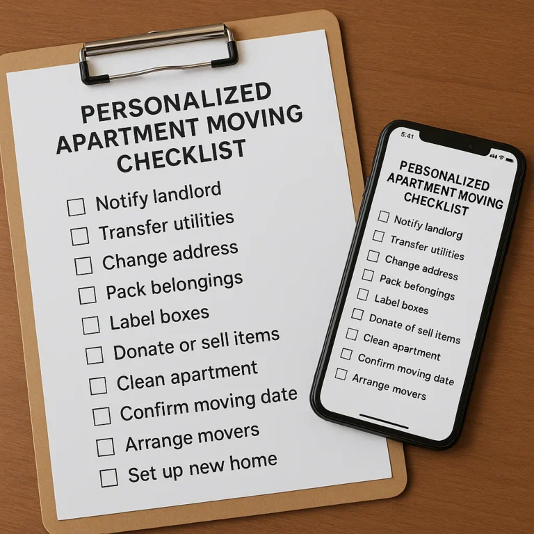 Featured image for How to Create a Personalized Apartment Moving Checklist 2026