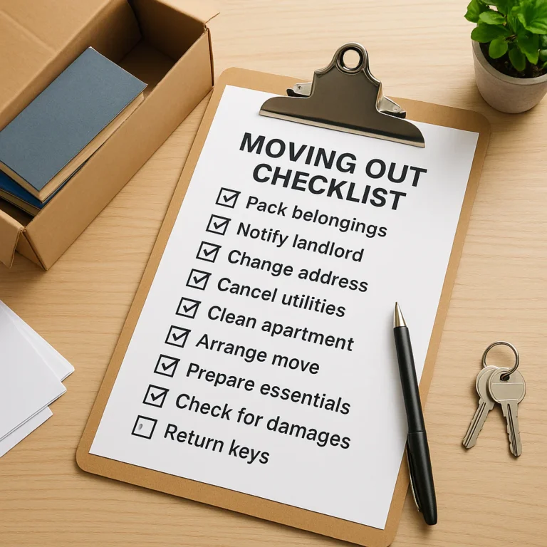 Featured image for The Ultimate 30-Step Checklist for Moving Out of an Apartment 2026